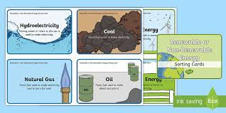 non renewable energy examples